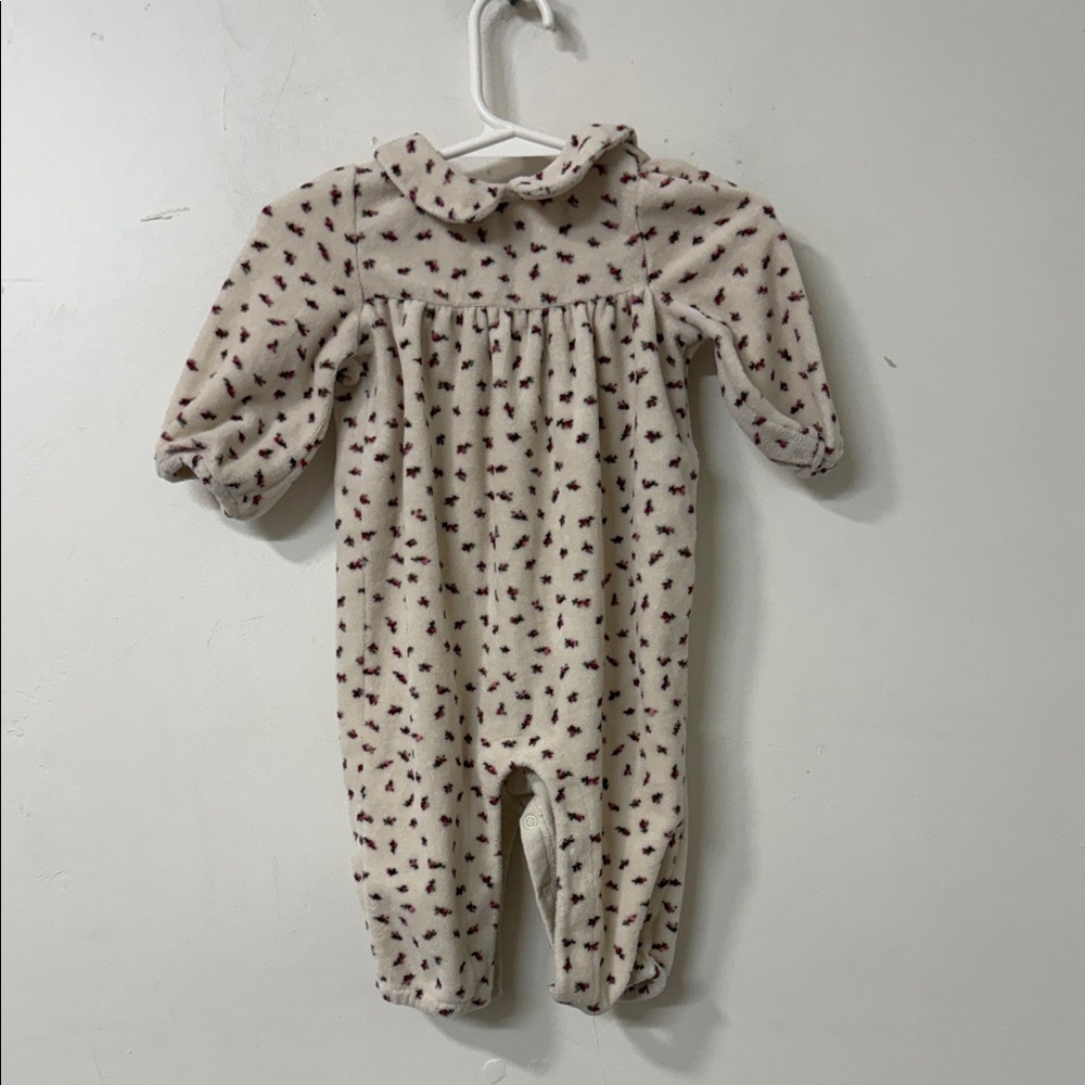 GAP Cream and Red Kids Footie One Piece